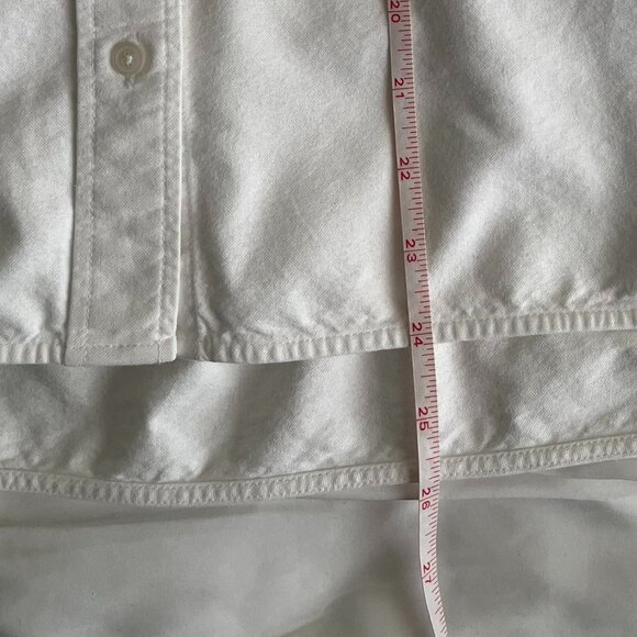 Everlane Japanese Square Oxford Button Down Long Sleeve Shirt Size 6 White - Picture 7 of 8